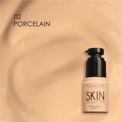 FOCALLURE Brand Liquid Foundation Face Makeup Brightener Whitening BB Cream Oil Control Foundation pump Maquiagem Beauty Kit