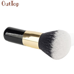 Best Deal 1pcs Big Size Powder Brush Cosmetic Beauty Blush Brush for Makeup Soft Facial Finishing Powder Wood Black Handle Z 3.5