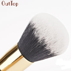 Best Deal 1pcs Big Size Powder Brush Cosmetic Beauty Blush Brush for Makeup Soft Facial Finishing Powder Wood Black Handle Z 3.5