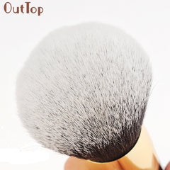 Best Deal 1pcs Big Size Powder Brush Cosmetic Beauty Blush Brush for Makeup Soft Facial Finishing Powder Wood Black Handle Z 3.5