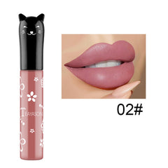 Cute Cat Shaped Matte Lipstick Long Lasting Lipsticks