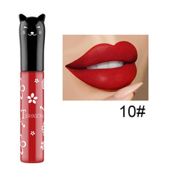 Cute Cat Shaped Matte Lipstick Long Lasting Lipsticks