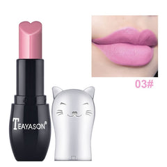 Cute Cat Shaped Matte Lipstick Long Lasting Lipsticks