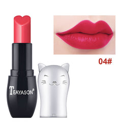 Cute Cat Shaped Matte Lipstick Long Lasting Lipsticks