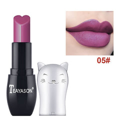 Cute Cat Shaped Matte Lipstick Long Lasting Lipsticks