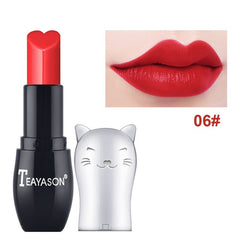 Cute Cat Shaped Matte Lipstick Long Lasting Lipsticks