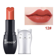 Cute Cat Shaped Matte Lipstick Long Lasting Lipsticks