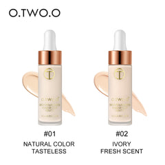 O.TWO.O Matte Liquid Foundation Full Coverage Makeup Face Base Long Lasting Concealer Primer BB Cream Make Up Cosmetics 15ml