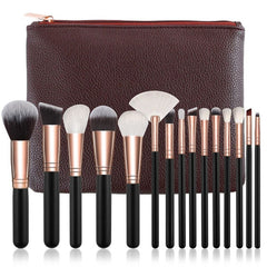 10/15pcs Makeup Brushes Set Pincel Maquiagem Powder Eye Kabuki Brush Complete Kit Cosmetics Beauty Tools with Leather Case