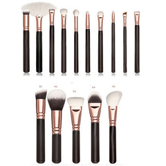 10/15pcs Makeup Brushes Set Pincel Maquiagem Powder Eye Kabuki Brush Complete Kit Cosmetics Beauty Tools with Leather Case