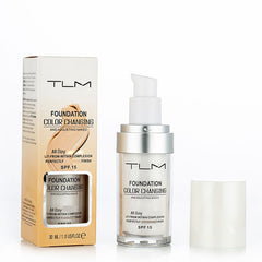 New arrival TLM Color Changing Liquid Foundation 30ml Makeup intelligent pepair skin whitening concealer waterproof drop ship