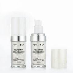 New arrival TLM Color Changing Liquid Foundation 30ml Makeup intelligent pepair skin whitening concealer waterproof drop ship