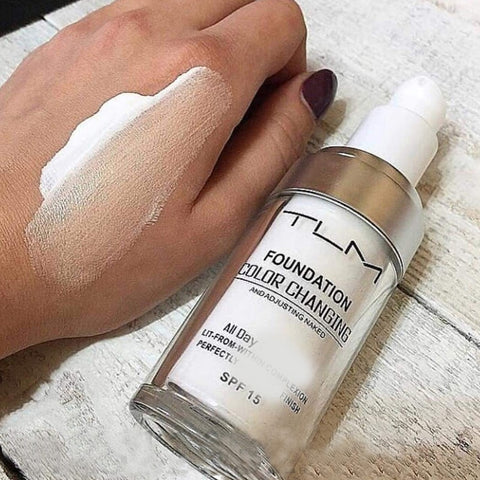 New arrival TLM Color Changing Liquid Foundation 30ml Makeup intelligent pepair skin whitening concealer waterproof drop ship