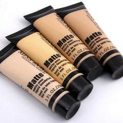 MISS ROSE Professional Base Matte Liquid Foundation Makeup Waterproof Face Concealer Foundation Cosmetics Repair Face Make Up