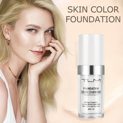 TLM 30ml Color Changing Liquid Foundation Oil-control Concealer Cream  Hydrating Long Lasting Makeup Foundation TSLM1