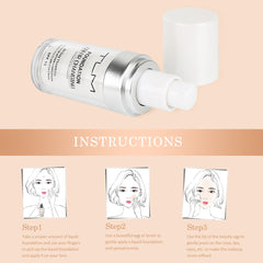 TLM 30ml Color Changing Liquid Foundation Oil-control Concealer Cream  Hydrating Long Lasting Makeup Foundation TSLM1