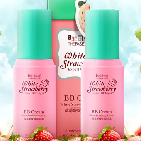 Strawberry Soothing Moisturizing BB Cream  Foundation Concealer Firming Nourishing Face Skin Care Makeup Skin Corrector