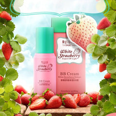 Strawberry Soothing Moisturizing BB Cream  Foundation Concealer Firming Nourishing Face Skin Care Makeup Skin Corrector