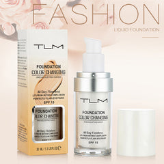 NEW  30ml TLM prefect Color Changing Foundation Liquid Base Makeup Change To Your Skin Tone By Just Blending TSLM1