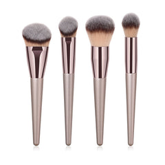 10pcs/set Champagne makeup brushes set for cosmetic foundation powder blush eyeshadow kabuki blending make up brush beauty tool