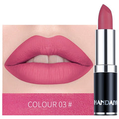 HANDAIYAN 12 Colors Velvet Matte Lipstick Waterproof Pigment Lipstick Long Lasting Lipstick Never Fade Lip Stick Makeup TSLM2