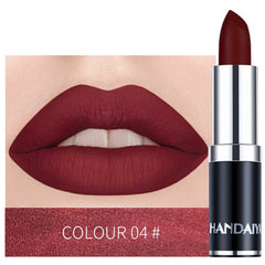 HANDAIYAN 12 Colors Velvet Matte Lipstick Waterproof Pigment Lipstick Long Lasting Lipstick Never Fade Lip Stick Makeup TSLM2