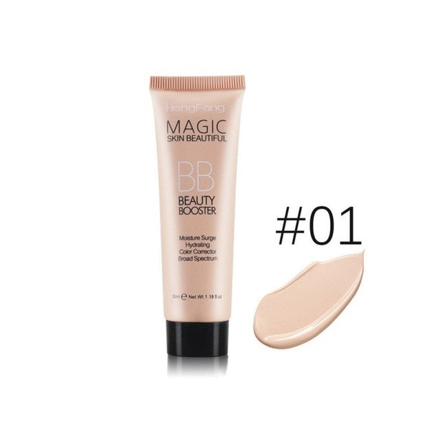 35ml Mineral Face Foundation BB Cream Liquid Base High Definition Smothing Face Sun Block Waterproof Cosmetics H8