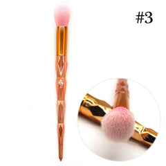 11Pcs Diamond Makeup Brushes Set Powder Foundation Eye Shadow Blush Blending Cosmetics Beauty Make Up Brush Tool Kits