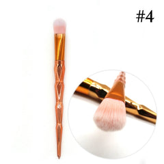 11Pcs Diamond Makeup Brushes Set Powder Foundation Eye Shadow Blush Blending Cosmetics Beauty Make Up Brush Tool Kits