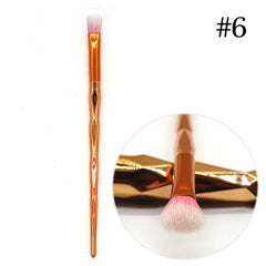 11Pcs Diamond Makeup Brushes Set Powder Foundation Eye Shadow Blush Blending Cosmetics Beauty Make Up Brush Tool Kits