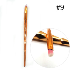 11Pcs Diamond Makeup Brushes Set Powder Foundation Eye Shadow Blush Blending Cosmetics Beauty Make Up Brush Tool Kits