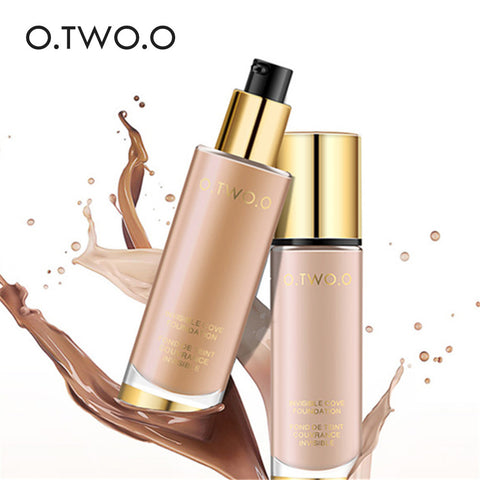 O.TWO.O Professional Liquid Foundation Full Coverage Make Up Concealer Whitening Moisturizer Oil control Waterproof Base Makeup