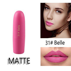 MISS ROSE Lipstick Matte  Waterproof Nutritious 25 Colors Easy to Wear Lipstick Long Lasting Lips Makeup kyliejenner lipstick