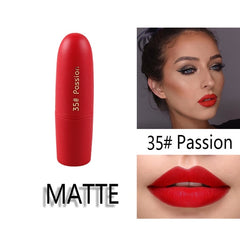 MISS ROSE Lipstick Matte  Waterproof Nutritious 25 Colors Easy to Wear Lipstick Long Lasting Lips Makeup kyliejenner lipstick