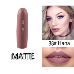 MISS ROSE Lipstick Matte  Waterproof Nutritious 25 Colors Easy to Wear Lipstick Long Lasting Lips Makeup kyliejenner lipstick