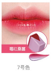 Fashion Korean Bite Lipstick V Cutting Two Tone Tint Silky Moisturzing Nourishing Lipsticks Balm Lip Cosmetic HJL