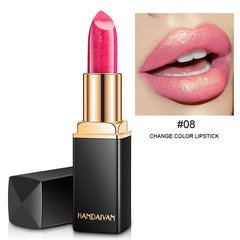 Hot Sale Diamond Pearl Non-stick Lasting Lipstick Cup Lip Gloss Waterproof Color Lip Makeup Matte Lipstick