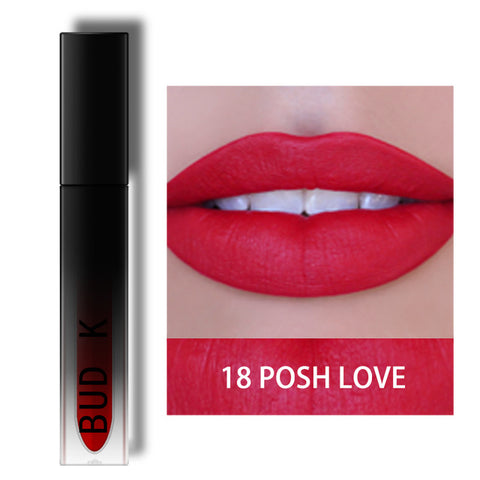 BUD K Brand liquid Kyliejenner lipstick glitter Sexy Color waterproof Long Lasting mate gloss pen Make up red matte lip baton